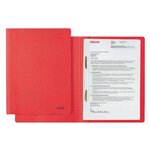 set de 25 chemises à lamelle Fresh, format A4, carton, rouge LEITZ
