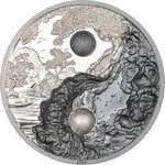 Pièce de monnaie en Argent 5 Dollars g 31.1 (1 oz) Millésime 2024 YIN AND YANG