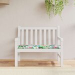 vidaXL Coussin de banc de jardin multicolore 100x50x4 cm tissu oxford