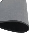vidaXL Tapis rond noir 100 cm bambou