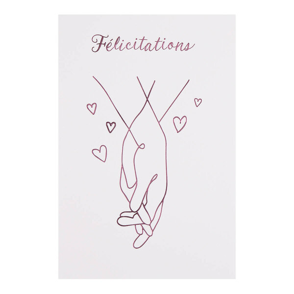 Carte Mariage Félicitations - Draeger paris