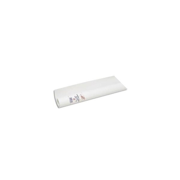 Rouleau Kraft blanc 60g 25x1m - Kraft blanc CLAIREFONTAINE
