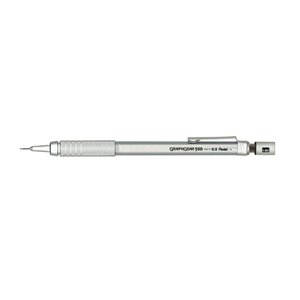Porte-mines graphgear 500 diam 0 5mm argent x 12 pentel