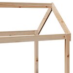vidaXL Ensemble de lit de jour avec toit 80x200 cm bois de pin massif