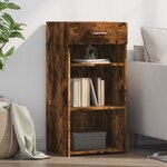 vidaXL Buffet chêne fumé 45x42 5x93 cm bois d'ingénierie