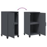 vidaXL Buffet anthracite 36x39x72 cm acier laminé à froid