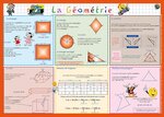 Sous main éducatif 30x42 ''La géométrie''' ARIS EDITIONS