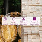 vidaXL Tête de lit Marron miel 80 5x4x100 cm Bois massif de pin