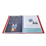 Protège-documents en polypropylène souple OPAK 40 vues - A4 - Rouge EXACOMPTA