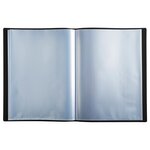 Protège-documents A4 Polypro 100 pochettes 200 vues Noir EXACOMPTA