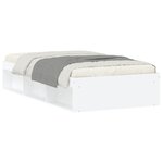 vidaXL Cadre de lit blanc 90x200 cm