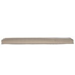 vidaXL Coussin de Palette pour Banc Taupe 180x40x8 cm Tissu Oxford