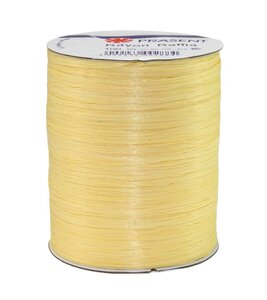 Le raphia kraftel  rayon-raffia 100-m-bobine jaune clair