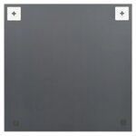 vidaXL Miroir mural avec lampes LED Carré Verre