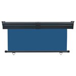 vidaXL Auvent latéral de balcon 165x250 cm Bleu