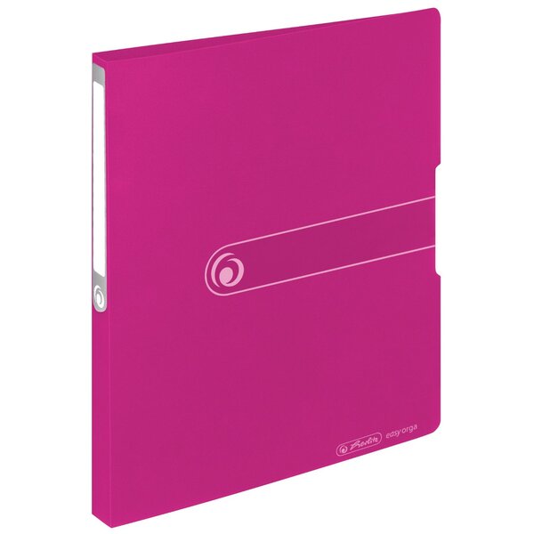 Classeur 2 anneaux D 16 mm Easy Orga to go A4 Dos de 27 mm Rose HERLITZ
