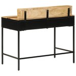 vidaXL Table console 100x55x75 cm en bois massif brut de mangue