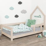 Lit cabane enfant POPPI 90 x 160 beige 1