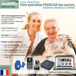 Le basic sympa 4G noir, téléphone portable senior SOS avec GPS. Débloqué