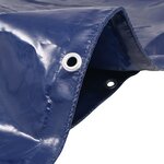 vidaXL Bâche 650 g / m² 1 5 x 6 m Bleu
