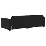 vidaXL Lit de repos noir 90x200 cm velours