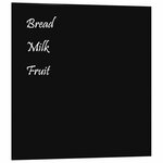 vidaXL Tableau noir magnétique mural noir 40x40 cm verre trempé