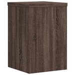vidaXL Supports pour plantes 2 Pièces chêne marron bois d'ingénierie