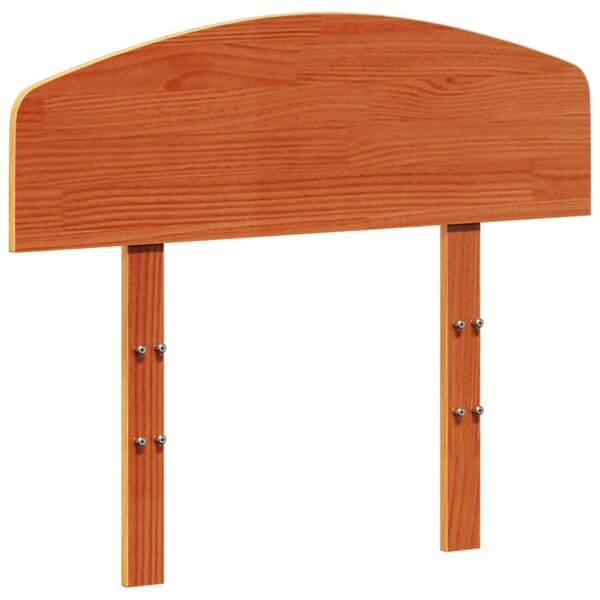 vidaXL Tête de lit cire marron 90 cm bois massif de pin