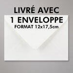 Carte FLUO Félicitations Flutes de Champagne Bonheur Avec Enveloppe 12x17,5cm