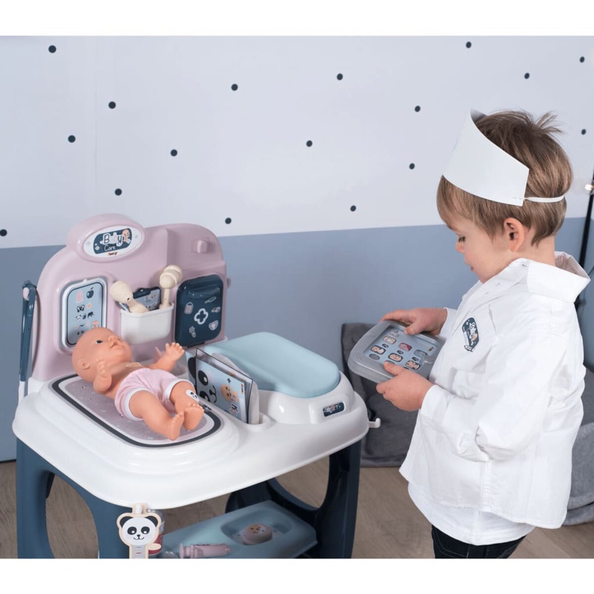 Smoby ensemble de jeu de crèche électronique baby nurse - La Poste