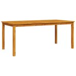Set de jardin 9 pièces en bois d'acacia