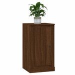 vidaXL Buffets 2 Pièces chêne marron 37 5x35 5x67 5 cm bois d'ingénierie