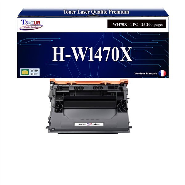 T3AZUR - Toner compatibles avec HP W1470X  147X