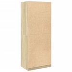 vidaXL Garde-robe chêne sonoma 80x50x200 cm bois d'ingénierie