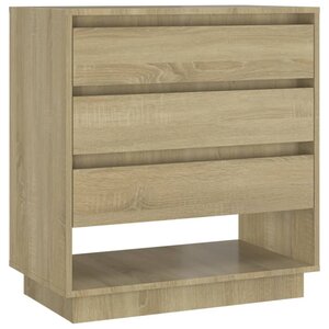 vidaXL Buffet Chêne sonoma 70x41x75 cm Bois d'ingénierie