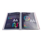 Protège-documents En Polypropylène Semi-rigide Aquarel Pp 120 Vues - A4 - Couleurs Assorties - Exacompta