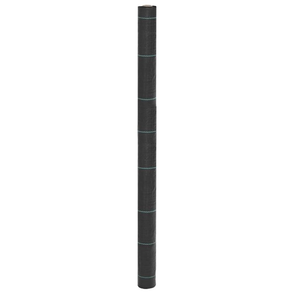 vidaXL Membrane anti-mauvaises herbes noir 1 5x200 m PP