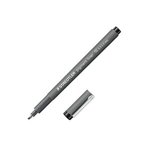 Feutre Pointe fine pointe biseautée 0 3 - 2 mm Noir STAEDTLER