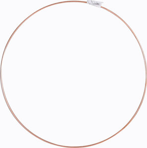 Armature abat-jour cercle cuivré Diamètre 30 cm