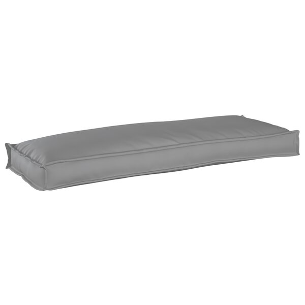 vidaXL Coussin de palette pour banc gris 110x40x8 cm en tissu Oxford