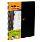 Recharge pour EXABOOK spirale A4+ 160 pages perforées+détachables 5X5 RHODIA