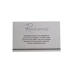 Carte De Voeux - Condoléances - 5 Cartes Remerciements Deuil