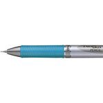 Porte-mine energize pl77 pointe 0 7mm argent/bleu ciel pentel