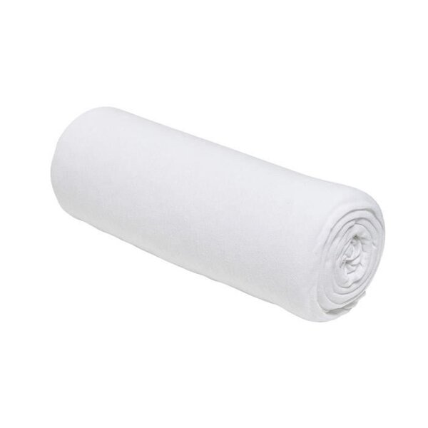 Drap housse - 160 x 200+25 cm jersey - Craie
