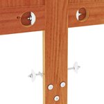 vidaXL Tête de lit cire marron 150 cm bois massif de pin