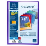 Protège-documents PP Semi Rigide Kreacover® 60 vues - A4 - Coloris Aléatoire EXACOMPTA