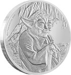 Pièce de monnaie 2 Dollars Niue 2016 1 once argent BE – Yoda