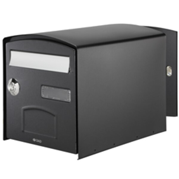 Boîte aux lettres DOME Double Face normalisée - Noir 9005 - Decayeux