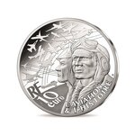 Pièce de monnaie 10 euro france 2021 argent be – p-51 mustang