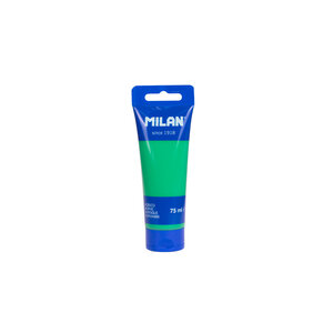 Tube 75ml peinture acrylique vert brillant